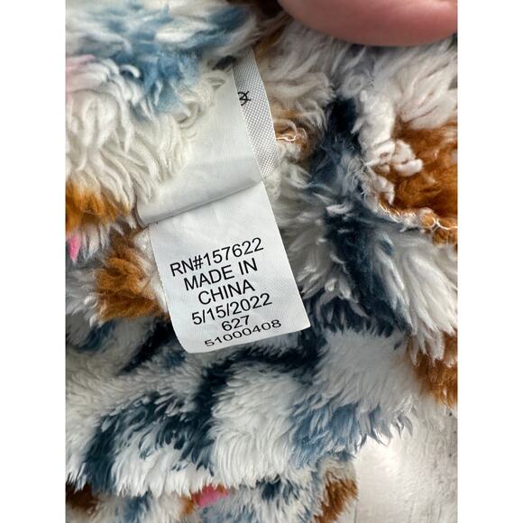 Eddie Bauer Fleece Womens XL Plush pullover 1/4 Zip Aztec Soft Cozy Outdoor - Picture 5 of 6